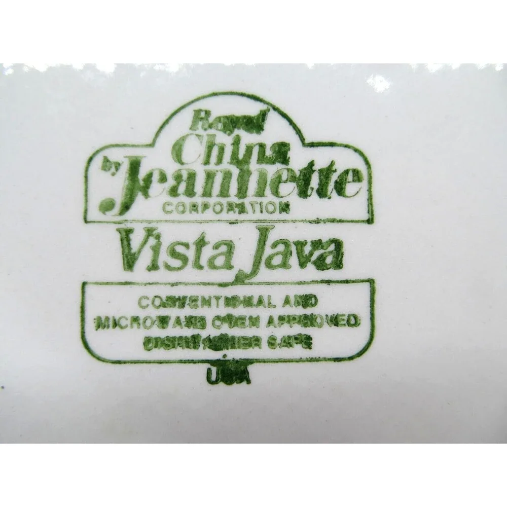 Royal China Jeannette Vista Java Set Of Three 10